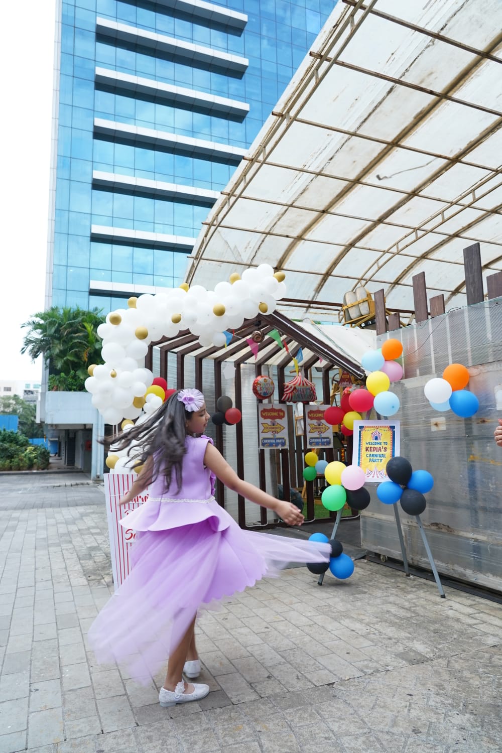 Lilac Princess Scallop Dress
