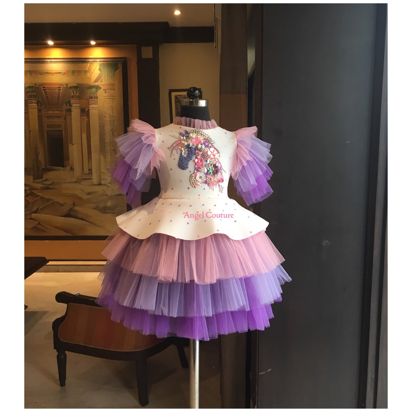 Ivory Royal Unicorn Dress