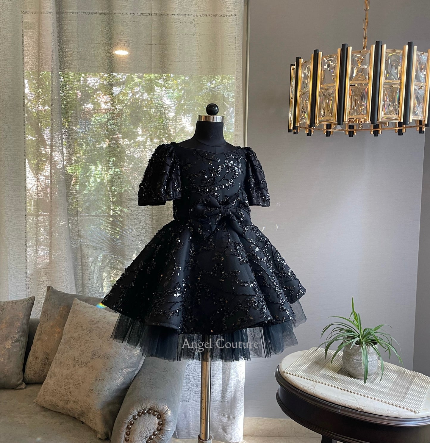 Black Cherry Blossom Dress