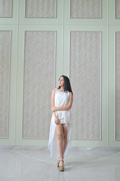 Ivory Double Layer Top