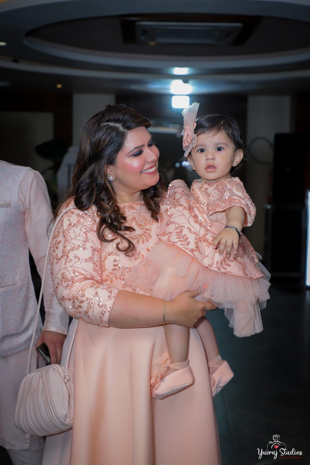 Peach Sequence Gown