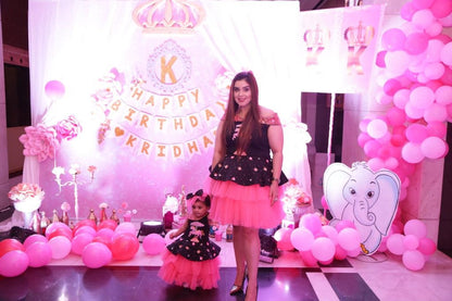 Black Fuchsia Pink Unicorn Carousel Dress