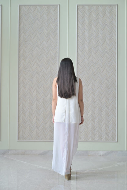 Ivory Double Layer Top