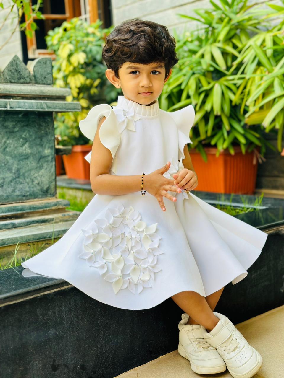 Ivory Garden Dress