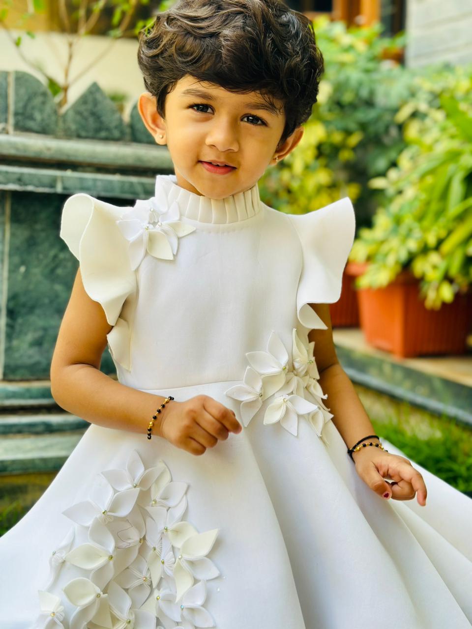 Ivory Garden Dress