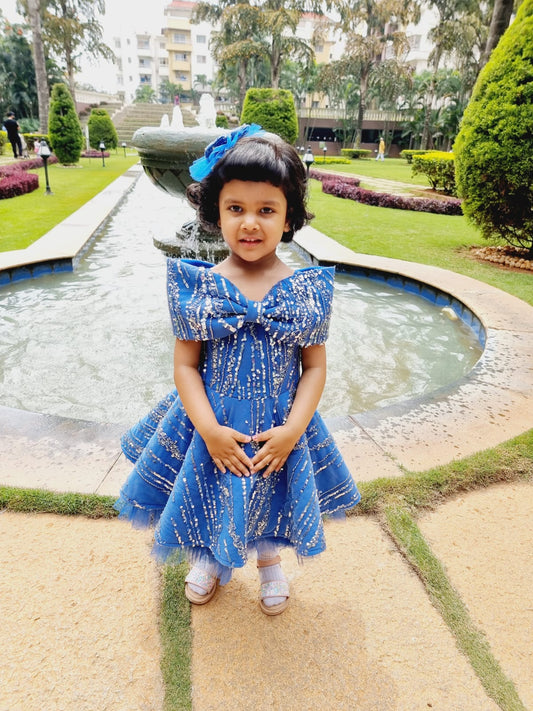 Royal Blue Barbie Dress