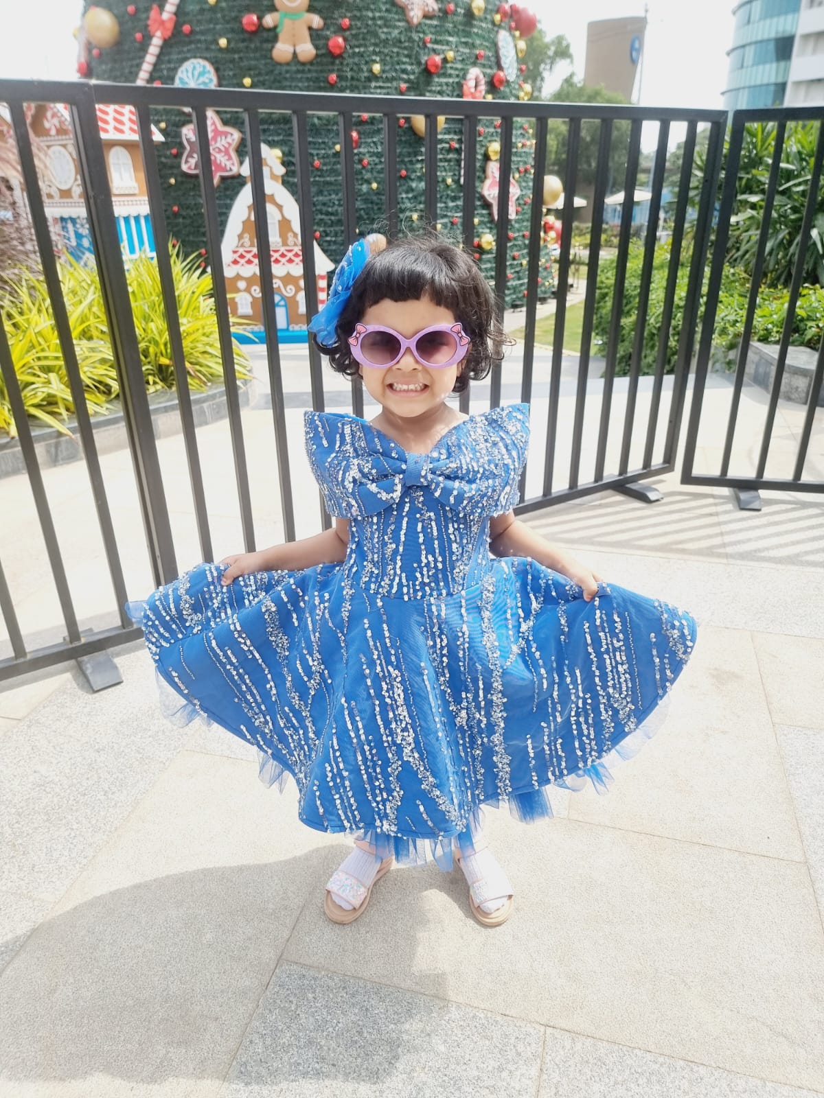 Royal Blue Barbie Dress