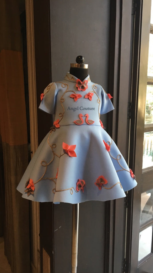 Powder Blue Swan Dress