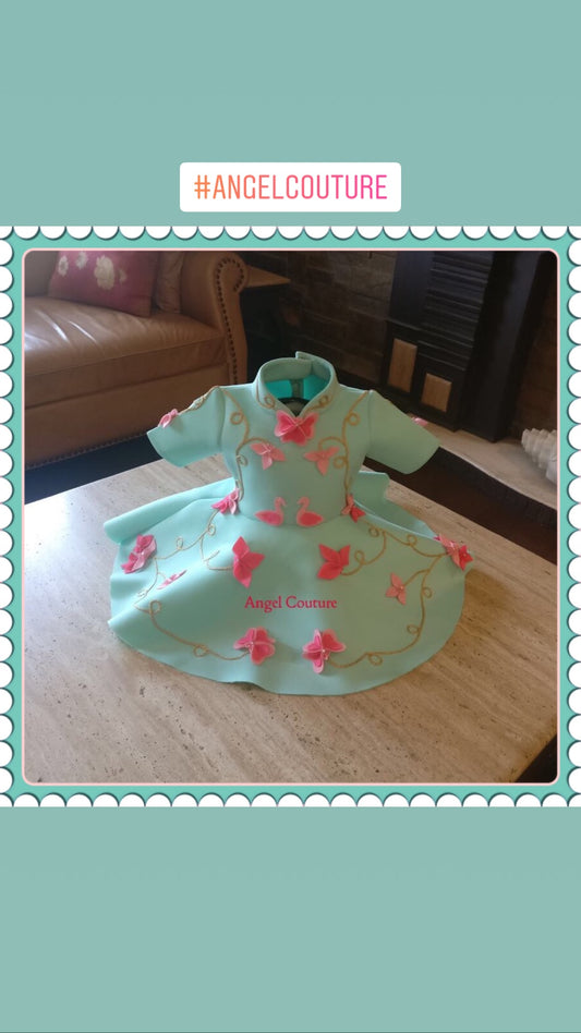 Mint Green Swan Dress