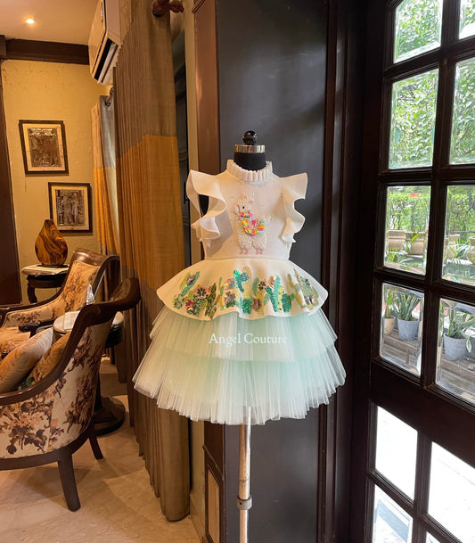Ivory Lama Dress