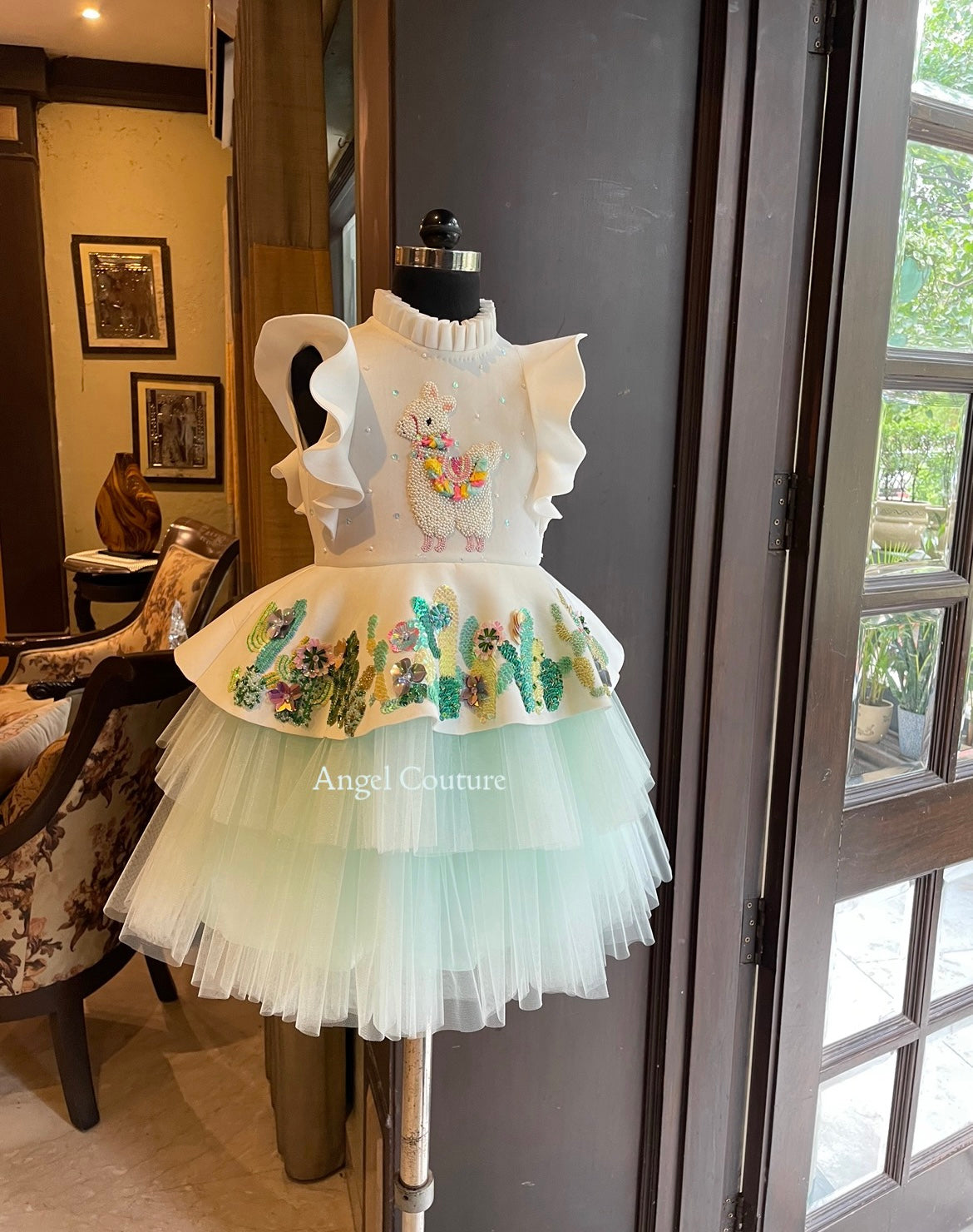 Ivory Lama Dress