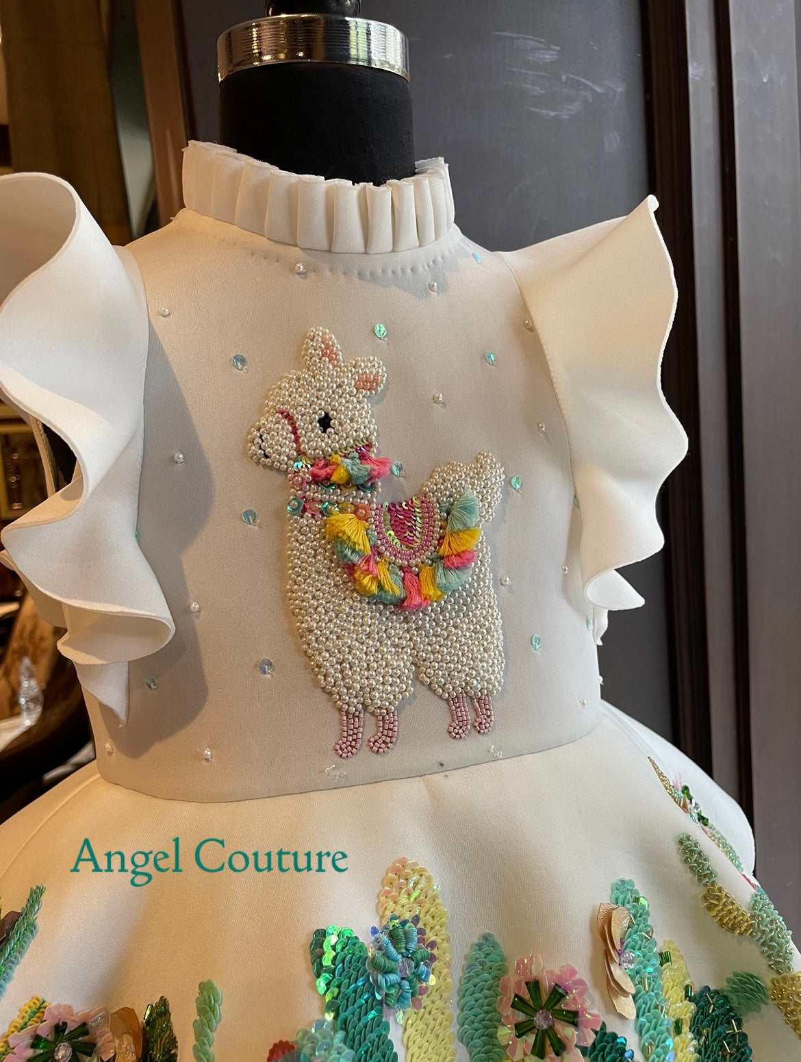 Ivory Lama Dress