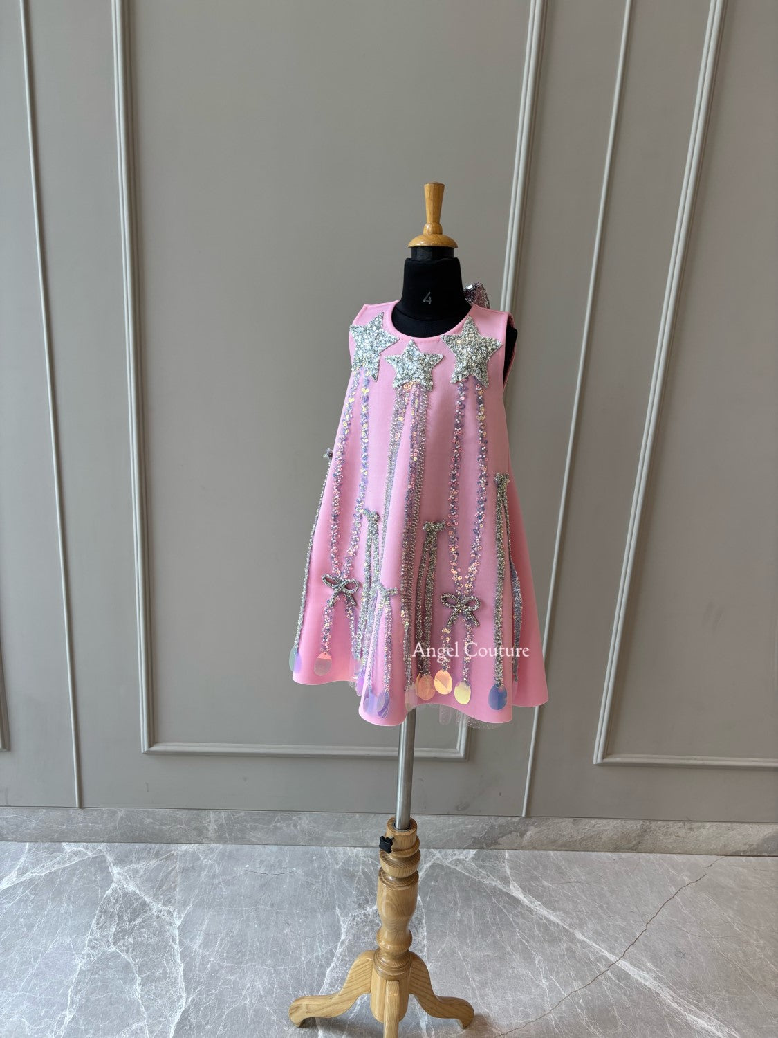Baby Pink Shooting Stars Dress