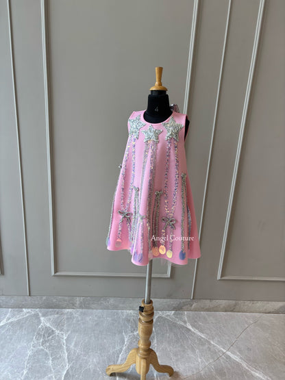 Baby Pink Shooting Stars Dress