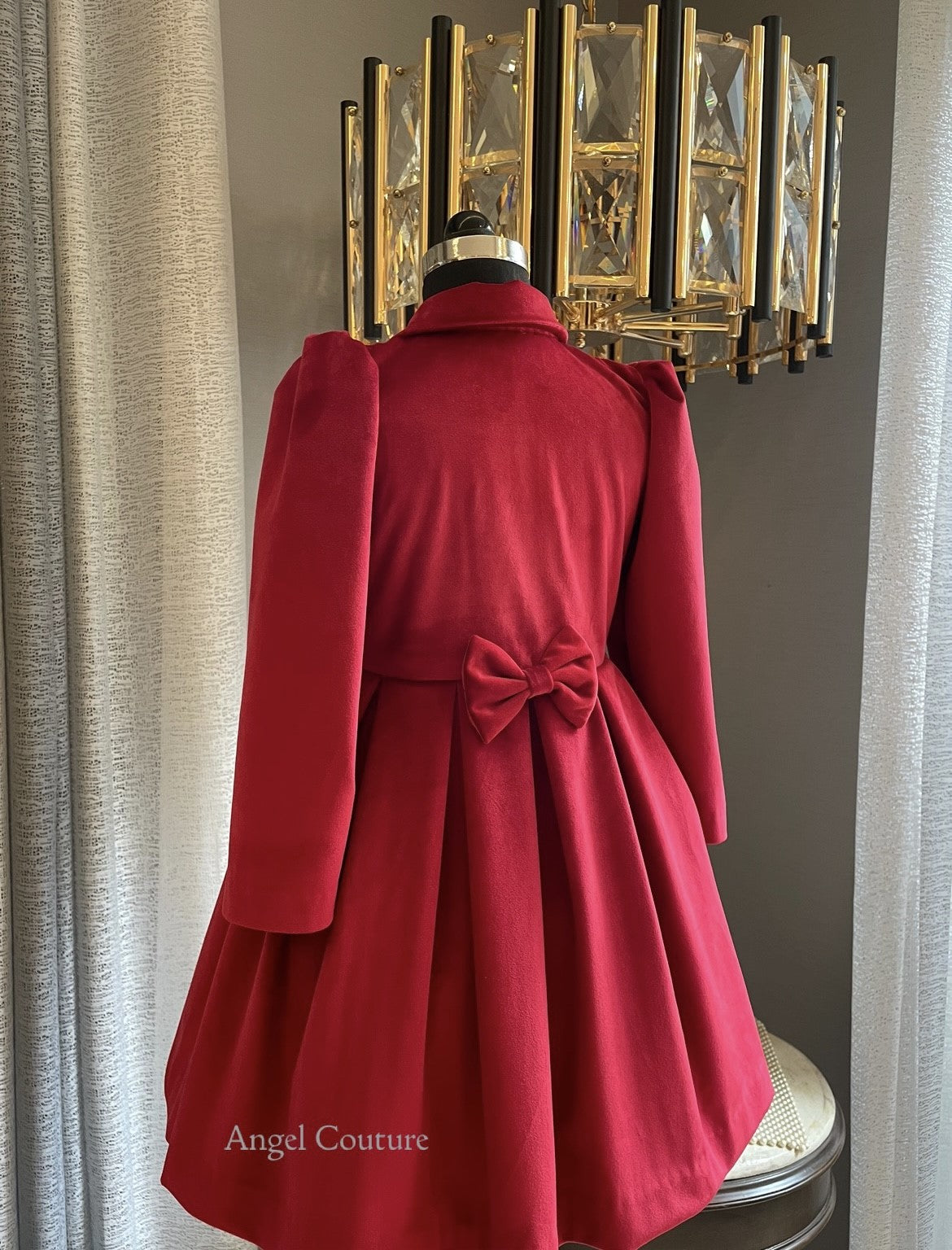 Christmas Red Coat Dress