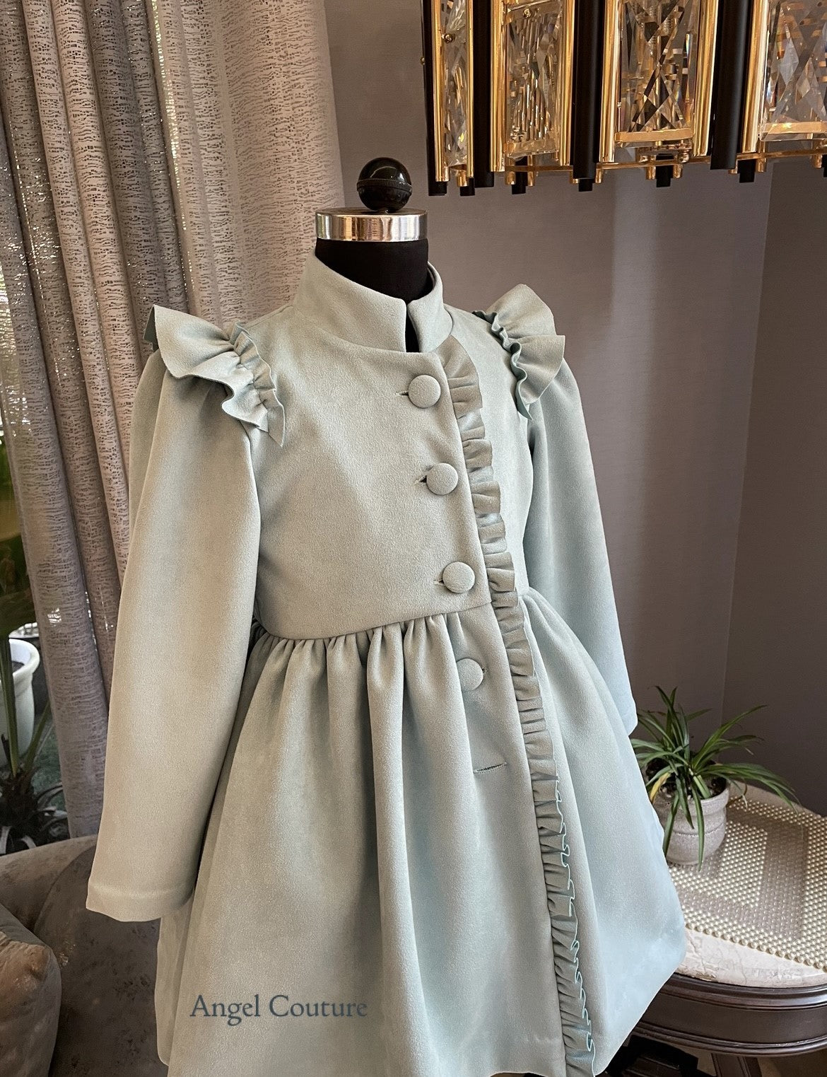 Ice Blue Coat Dress