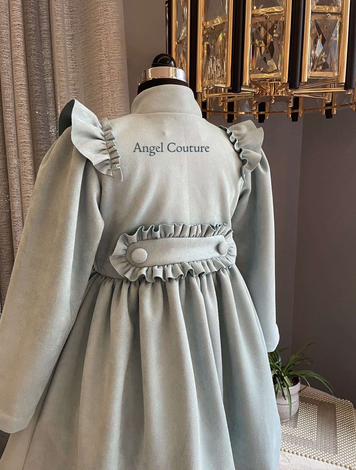 Ice Blue Coat Dress