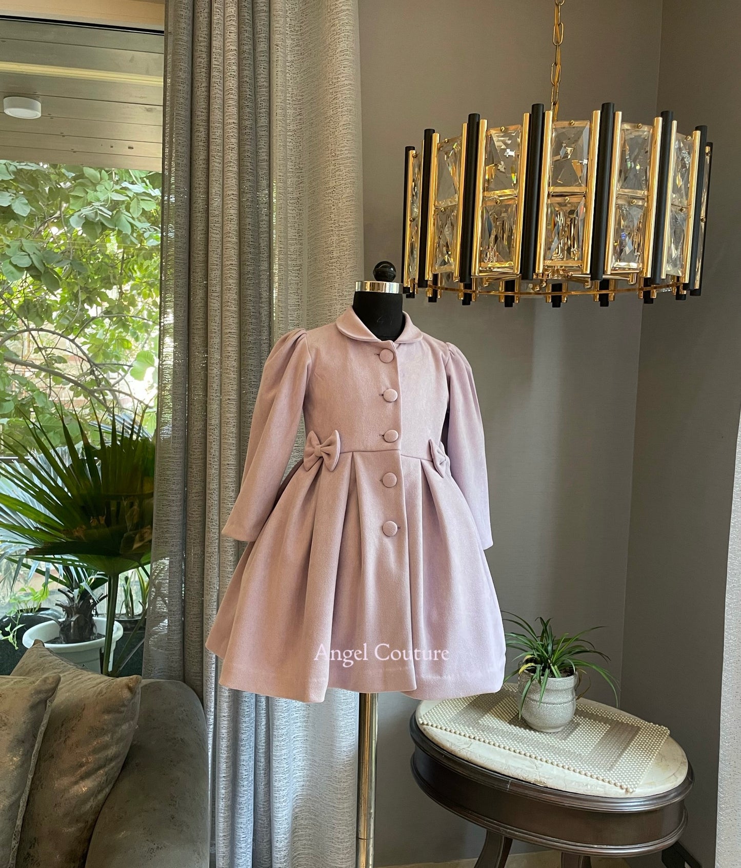 Lilac Coat Dress