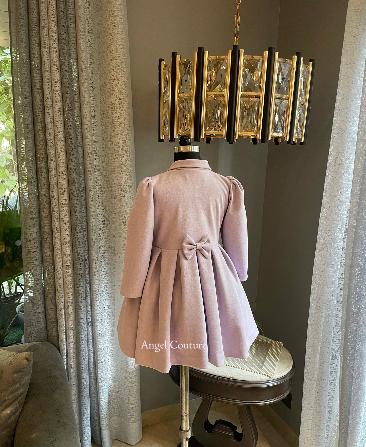Lilac Coat Dress