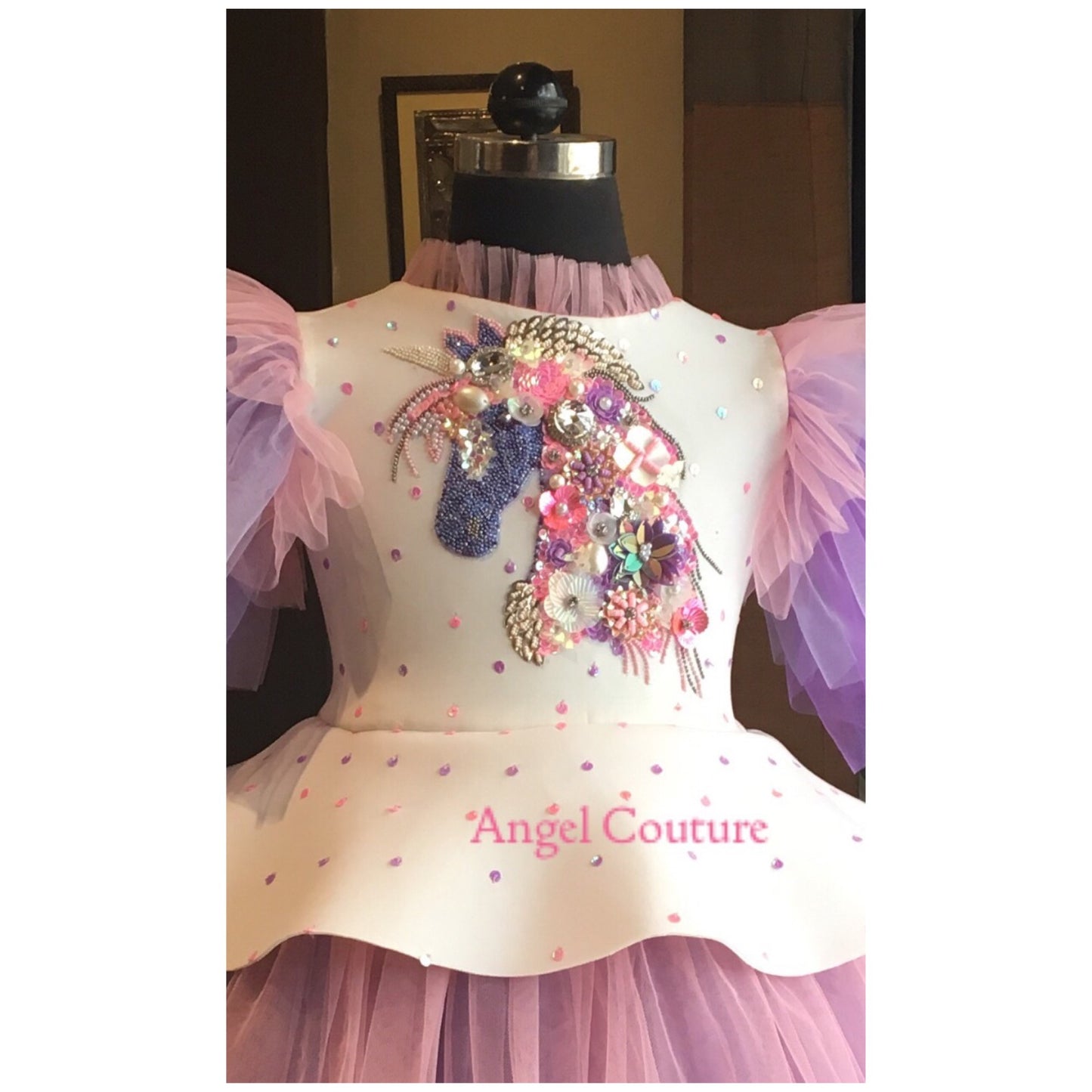 Ivory Royal Unicorn Dress