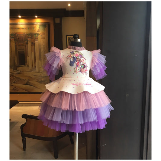 Ivory Royal Unicorn Dress