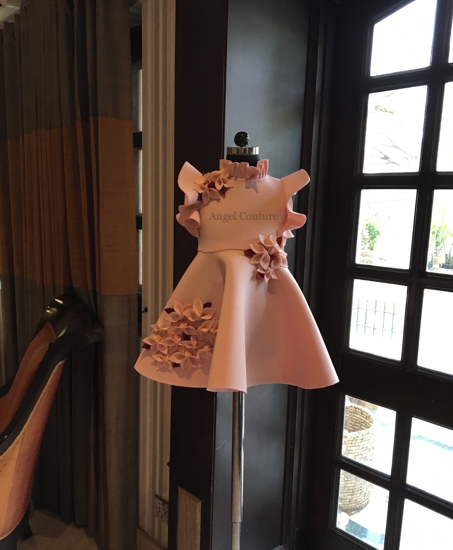 Peach Garden Dress