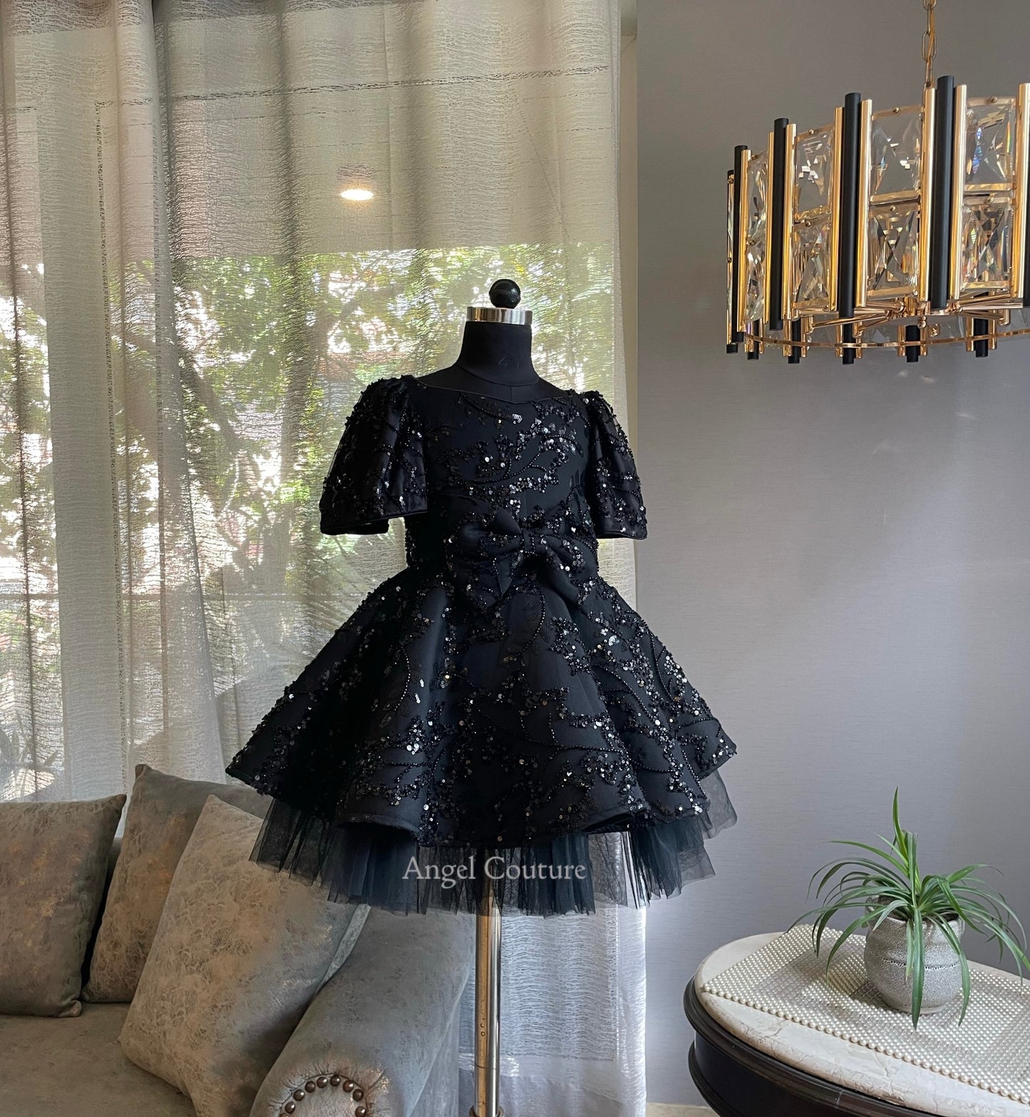 Black Cherry Blossom Dress