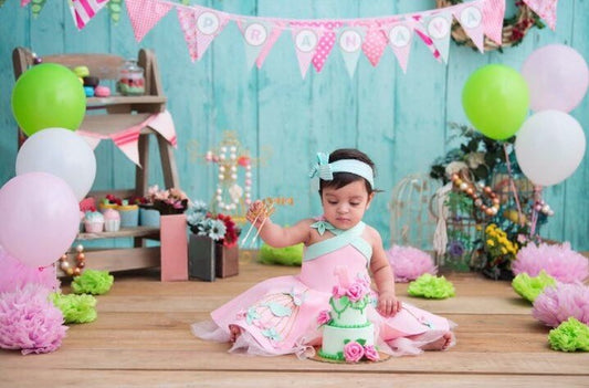 Baby Pink Criss Cross Birdacage Dress