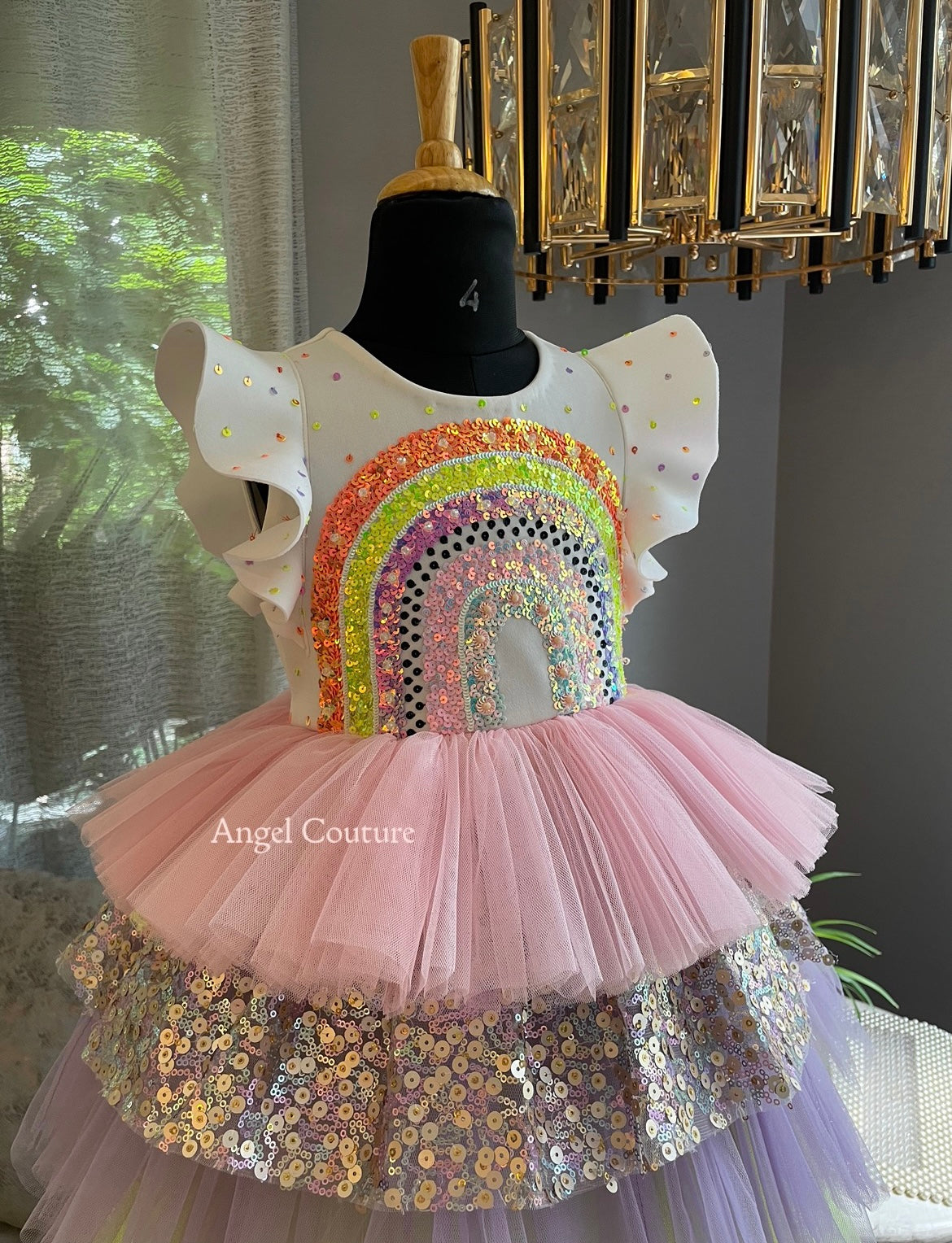 Rainbow Multilayer Dress
