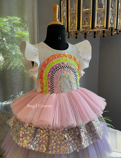 Rainbow Multilayer Dress