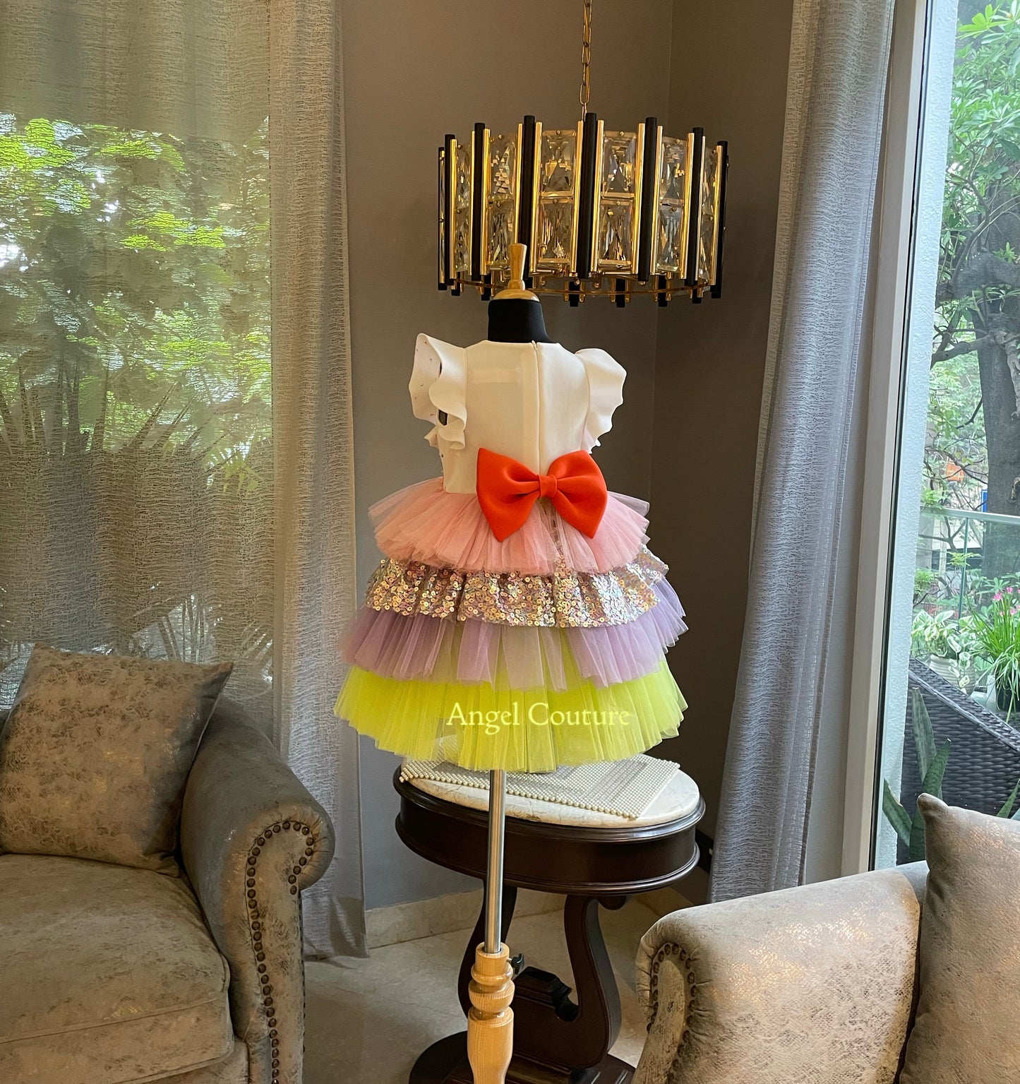 Rainbow Multilayer Dress