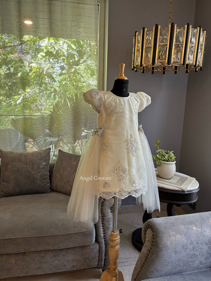 Ivory Chandelier A Line Dress