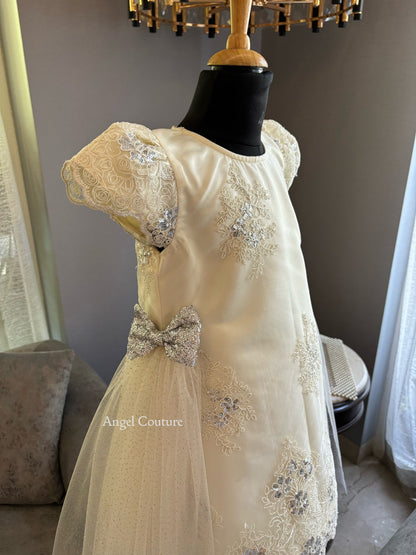 Ivory Chandelier A Line Dress