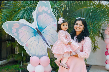 Baby Pink Cherry Blossom Dress
