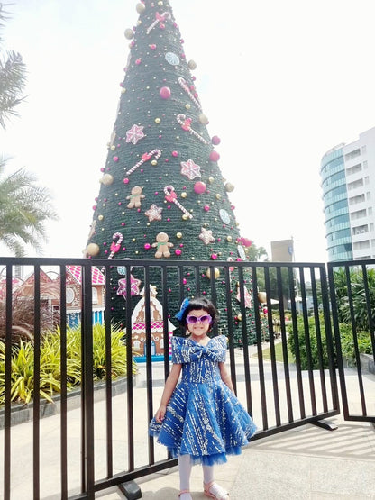 Royal Blue Barbie Dress