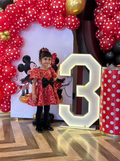 Red Sequence Minnie Mouse Dress