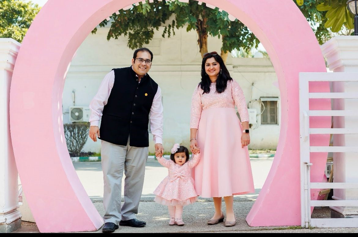 Baby Pink Cherry Blossom Dress