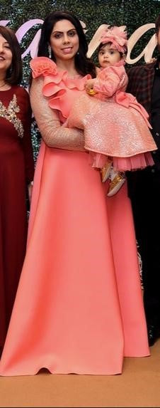 Raspberry One Shoulder Rose Gown