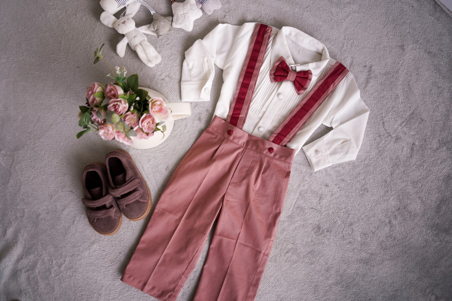 Onion Pink Trouser Shirt Set