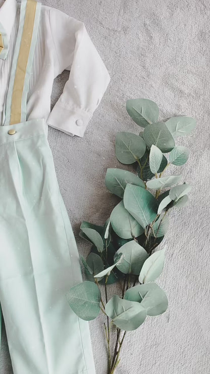 Light Blue Trouser Shirt Set
