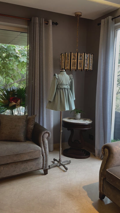 Ice Blue Coat Dress