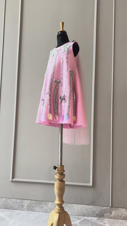 Baby Pink Shooting Stars Dress