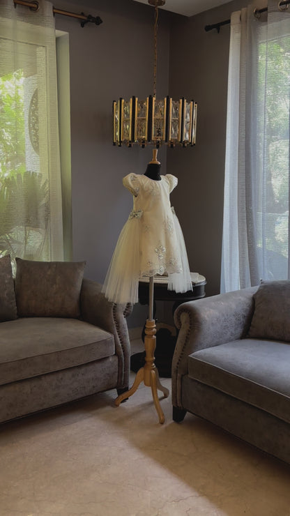 Ivory Chandelier A Line Dress