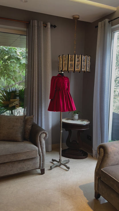 Christmas Red Coat Dress