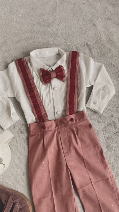 Onion Pink Trouser Shirt Set